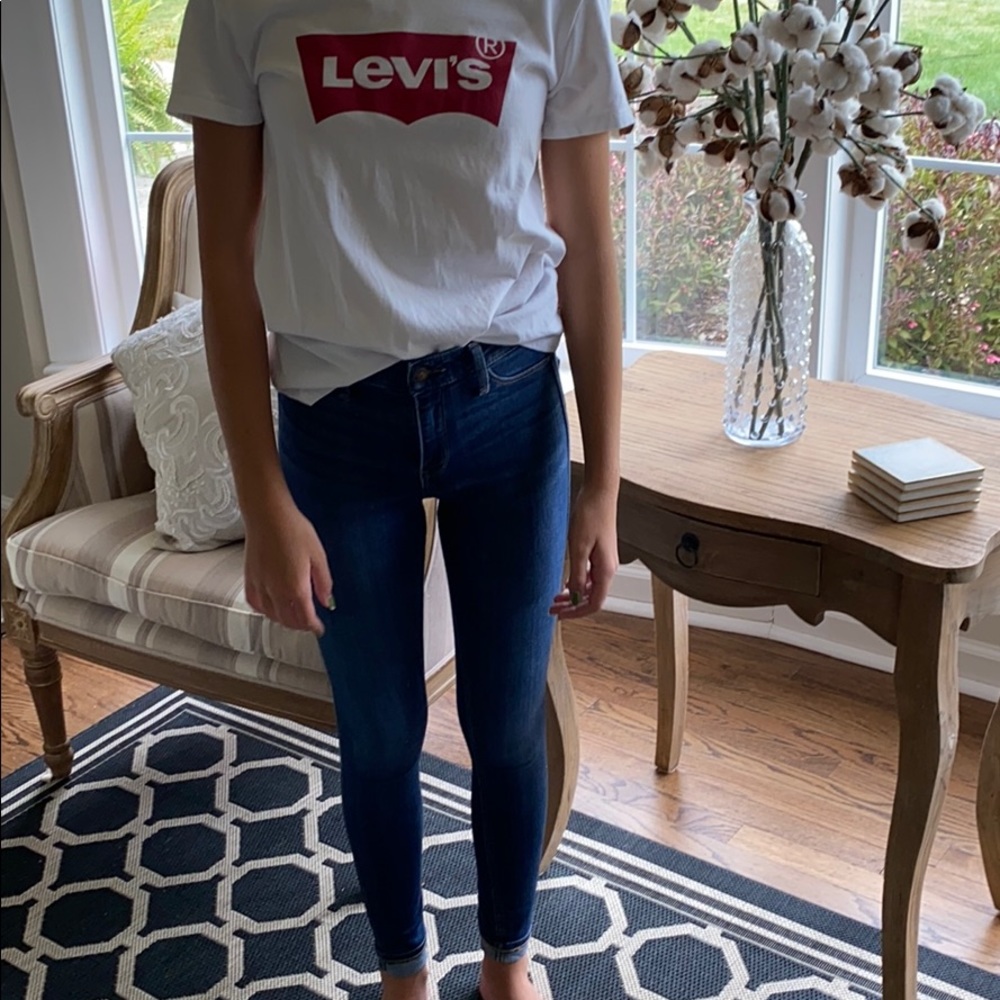 EUC hollister midrise skinny denim💕 - Picture 3 of 4